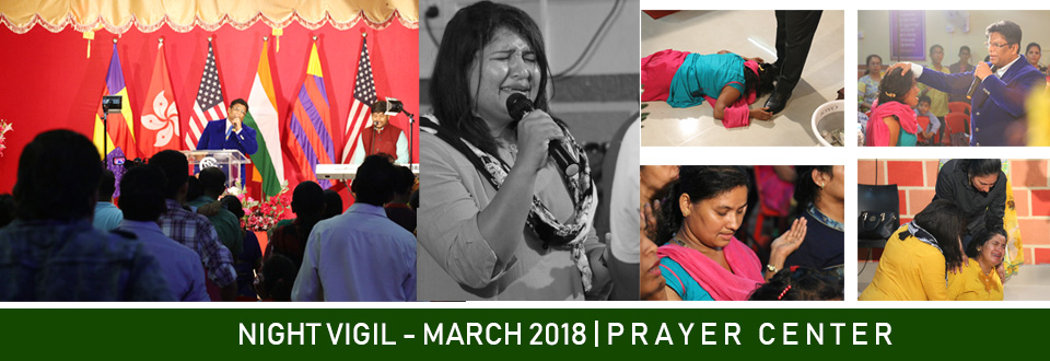 Hundreds massed for the March Night Vigil Prayer 2018 organized at Prayer Center by Grace Ministry in Mangalore here on Saturday, March 03 and were mightly Blessed.